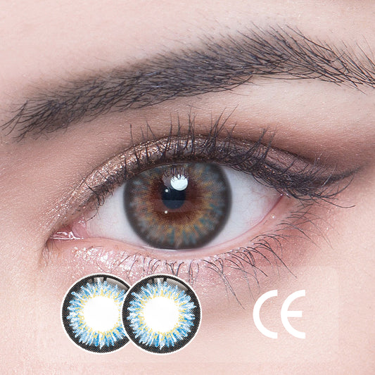 1Pcs CE  Certificate Eyes Beautiful Pupil Colorful Girl Cosplay Contact Lenses Blue