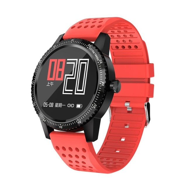 T1 Fitness bracelet IP67 waterproof Support Blood pressure / Women Cycle monitoring GPS tracker Heart rate Smart band clock