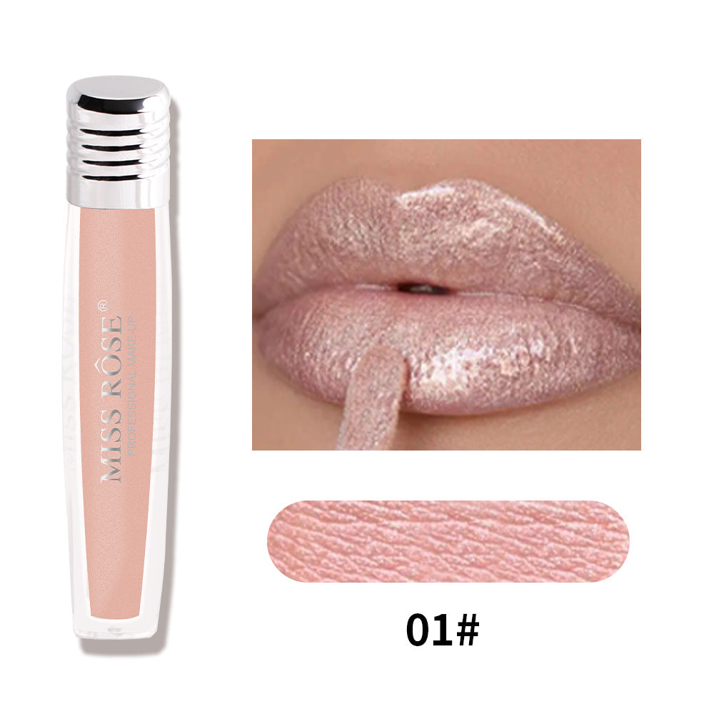 Candy Pearl Lip Gloss Liquid Matte Lip Gloss Without Color Loss And Non-Sticky Cup Velvet Lip Glaze