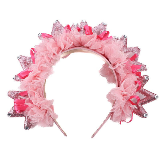 Fashionable new fabric crown hairband for women