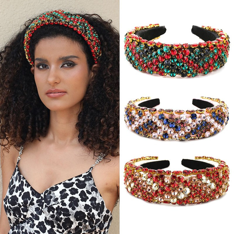 Fashionable and versatile Baroque full diamond hair accessories
