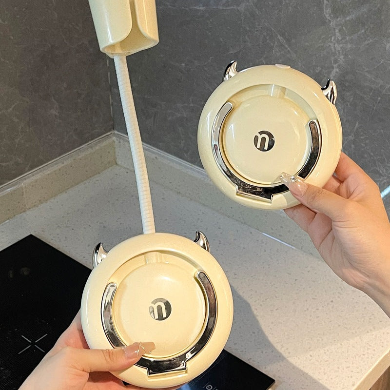 Lazy hair dryer bracket free hand free hands free bathroom wall hanging free drilling hair dryer rack