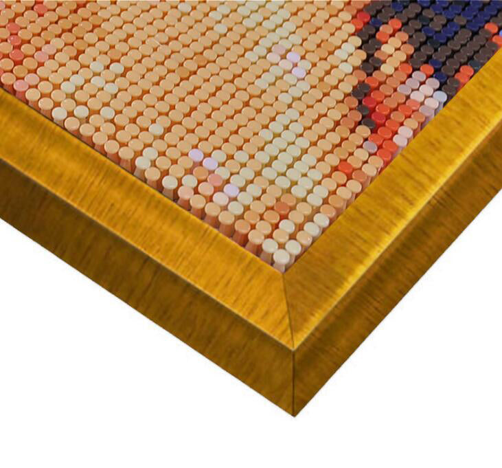 Pushpin painting, pins painting, DIY Custom photo puzzles, creative portrait handmade