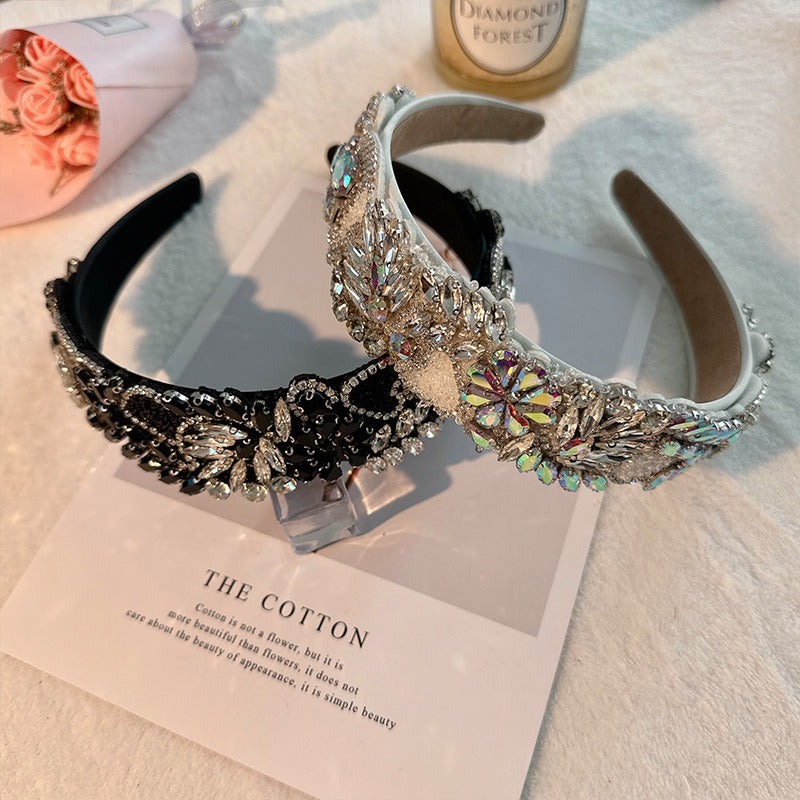 Fashionable and Versatile Retro Baroque Diamonds Light Luxury Love Hair Accessories