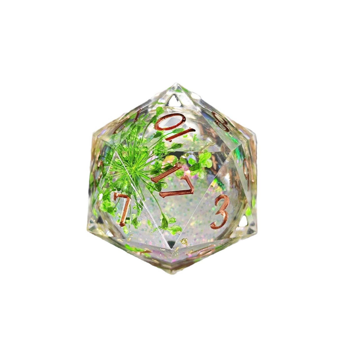 Resin Sand Flow Dice Liquid Role Playing DND Dungeons & Dragons TRPG Multi-Face D