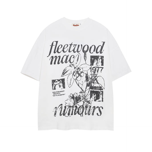Album vintage printed short sleeves