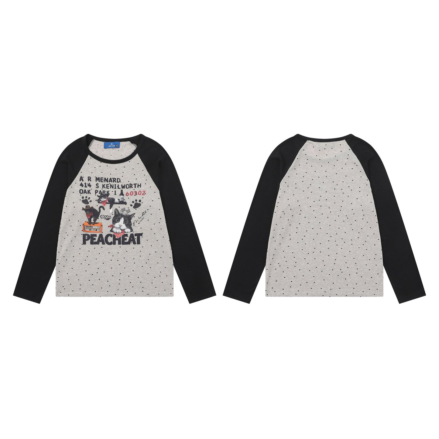 Hoodie with Cartoon Cat Print Pullover Sweatshirt for Women