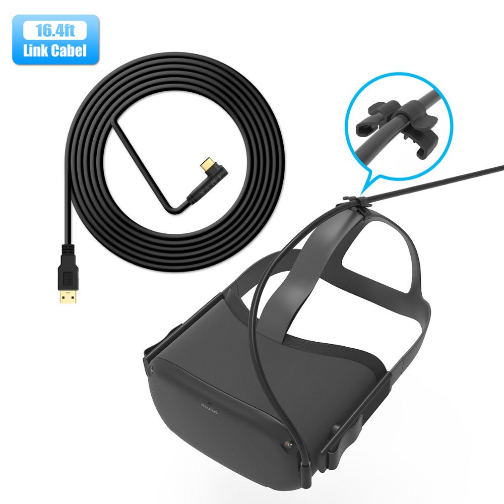 5M Data Line Charging Cable for Oculus Quest 2 Link VR Headset USB 3.0 Type C Data Transfer USB-A to Type-C Cable VR Accessories