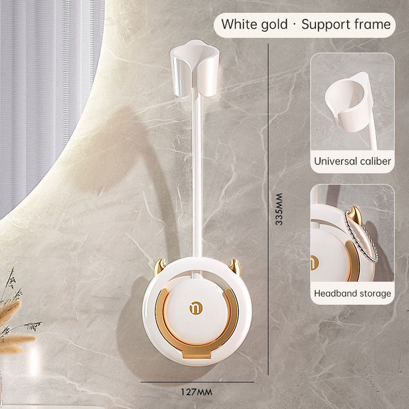 Lazy hair dryer bracket free hand free hands free bathroom wall hanging free drilling hair dryer rack