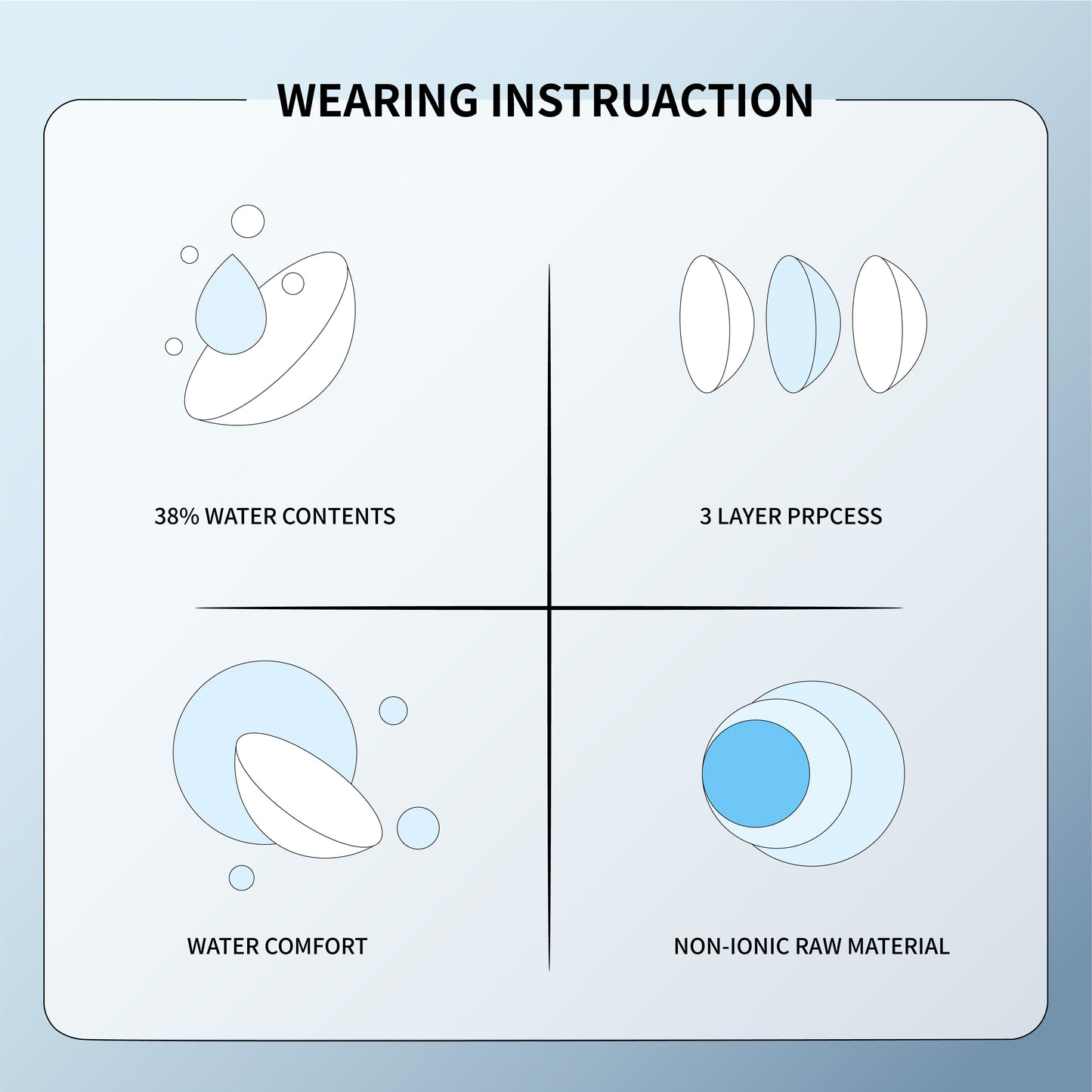 1Pcs FDA Certificate Eyes Beautiful Pupil Colorful Girl Cosplay Contact Lenses