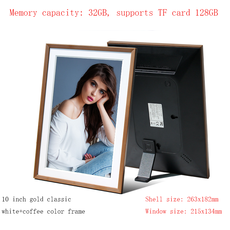 Digital Photo Frame 8 10 Inch WiFi Touch Screen APP Cloud Photo Frame with 32GB Storage