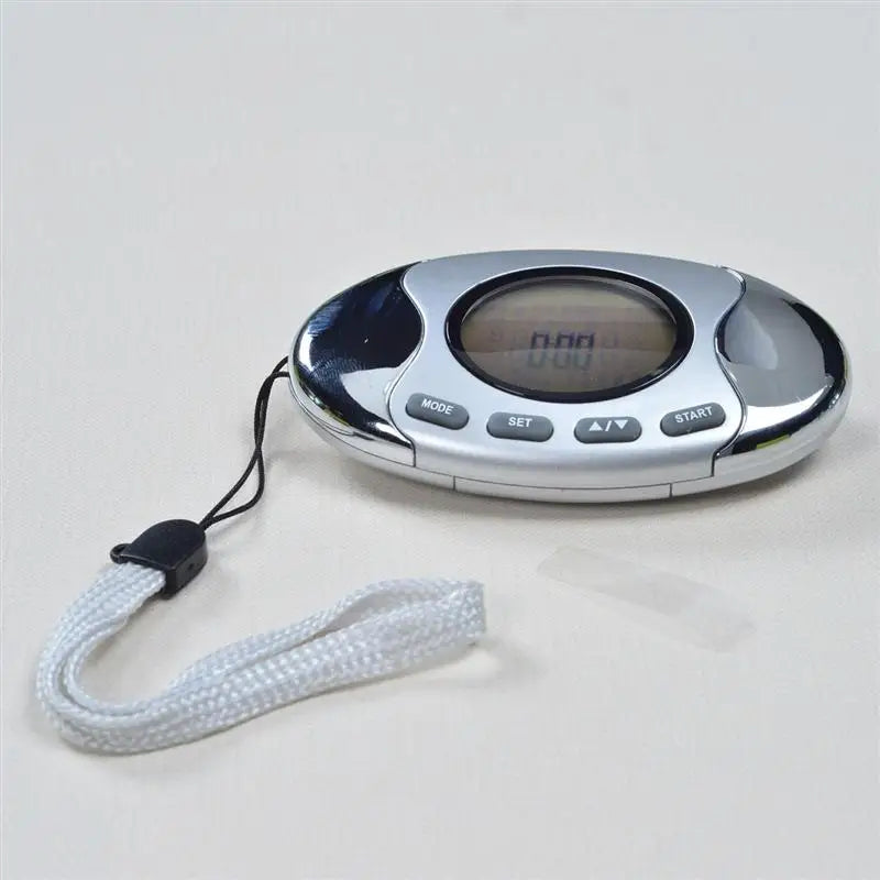 Step Counter Walking 3D Digital Pedometer with Strap Accurately Track Steps and Miles Multi-Function Pocket Pedometer