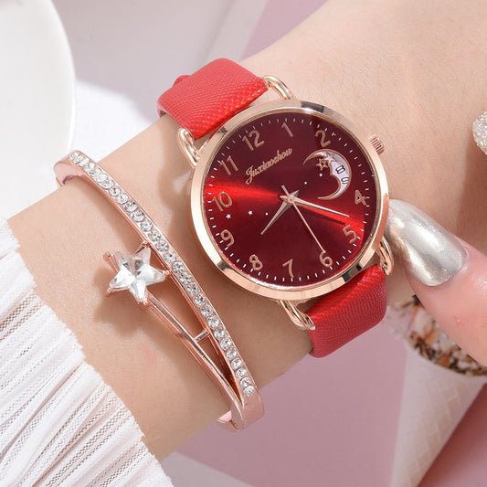 Women Luxury Leather Band Watch