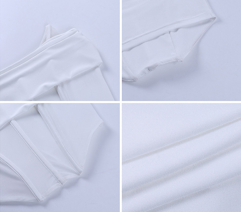 Skinny Off Shoulder Tank Top Women White