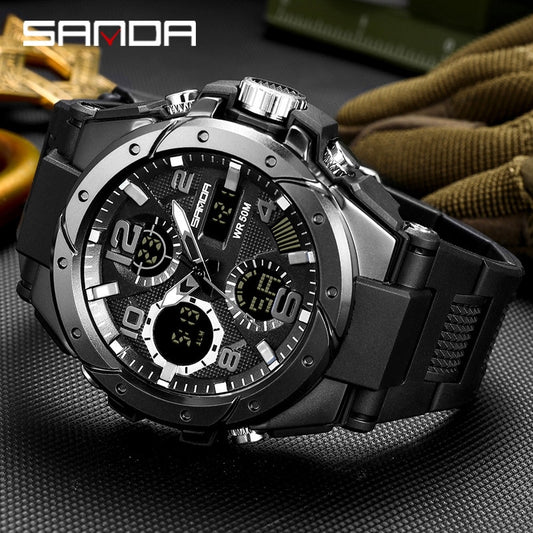 SANDA Sport Military Wrist Watch