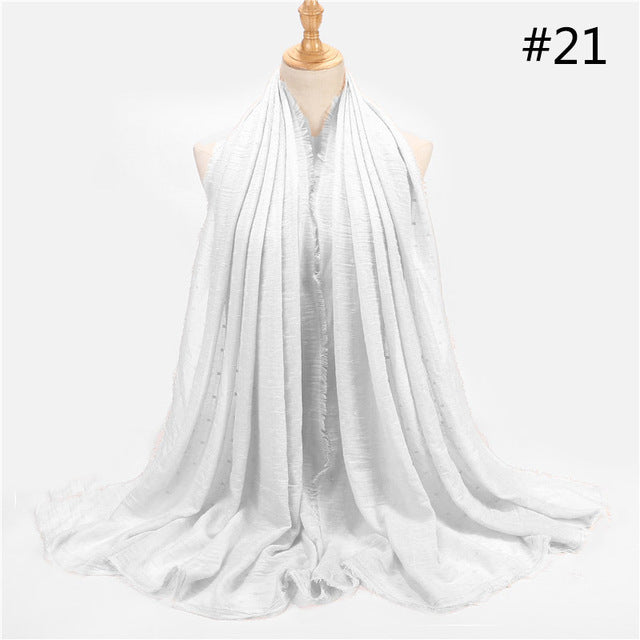 Women's Solid Color Cotton Scarf