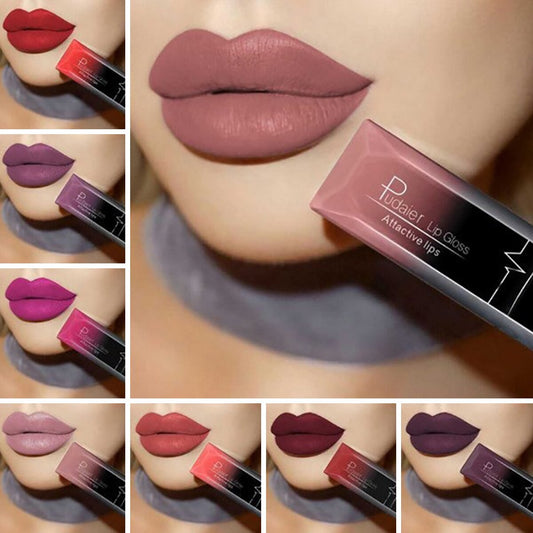 21 Color Women Fashion Matte Liquid Lipstick