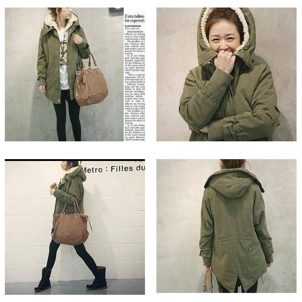 Hooded Bella philosophy Women Parkas Winter Coat