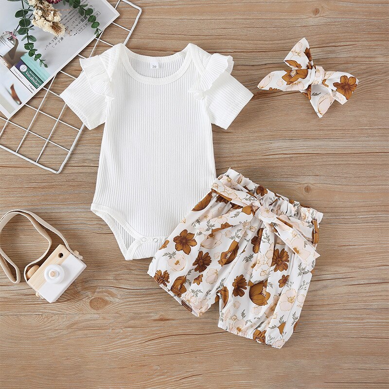 0-24M 3Pcs Newborn Baby Boy Girls clothes