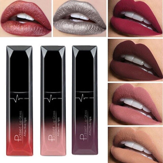 21 Color Women Fashion Matte Liquid Lipstick