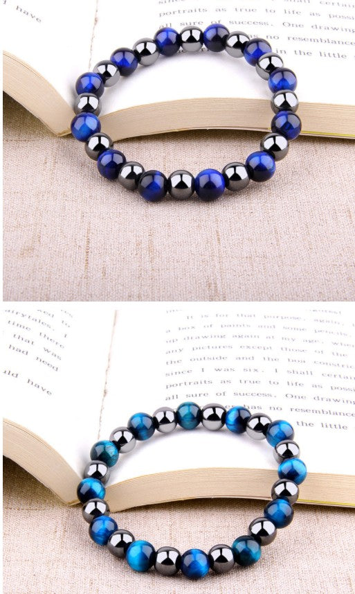Royal Blue Tiger Eye Bracelet
