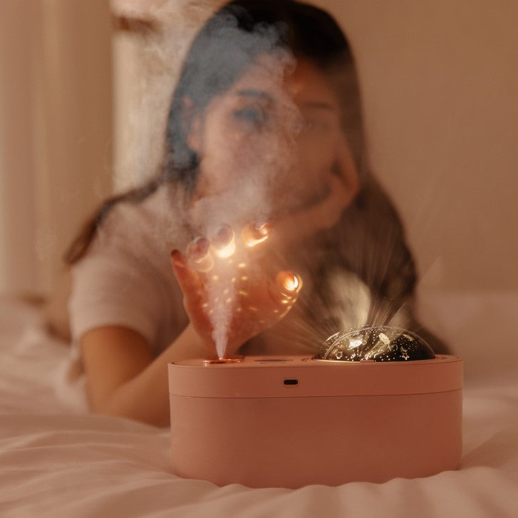 Dual spray humidifier USB charging home air humidifier