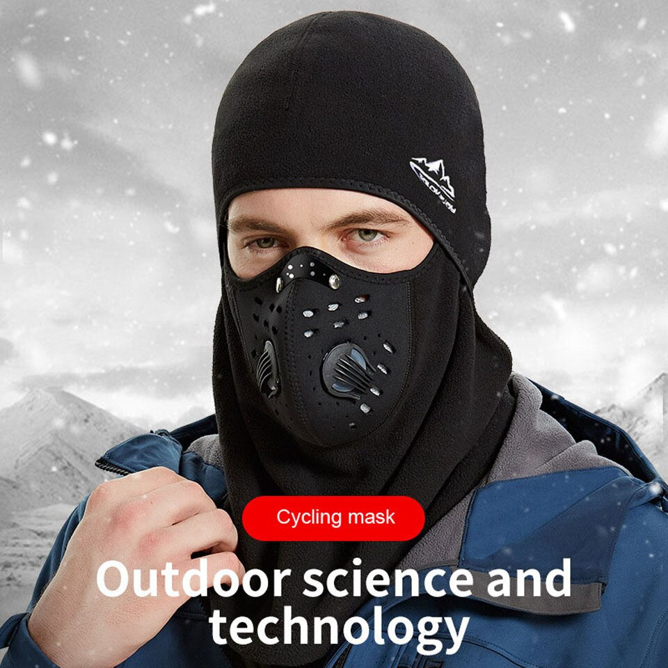 Winter Cycling Mask Thermal Keep Warm Windproof Half Face Sport Mask