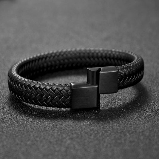 Black Braded Bracelet