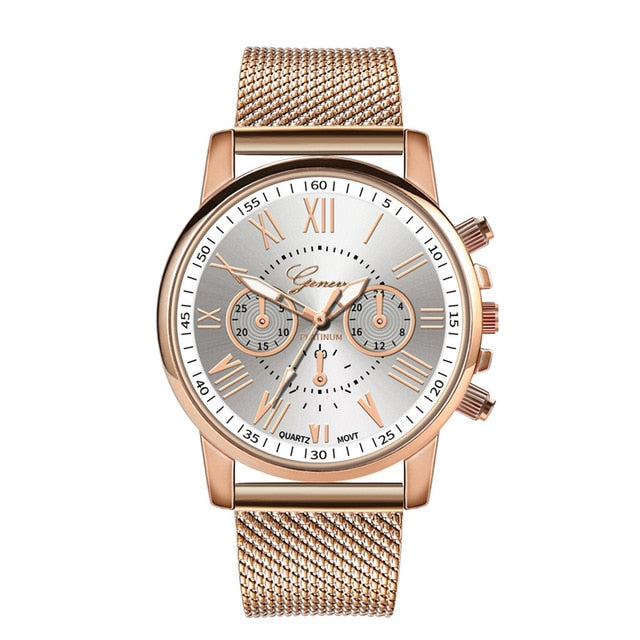 Ladies, Military Staineless Steel Watch