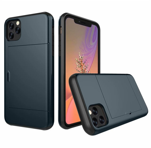 For iPhone 11 Pro Max XS X XR Case Slide
