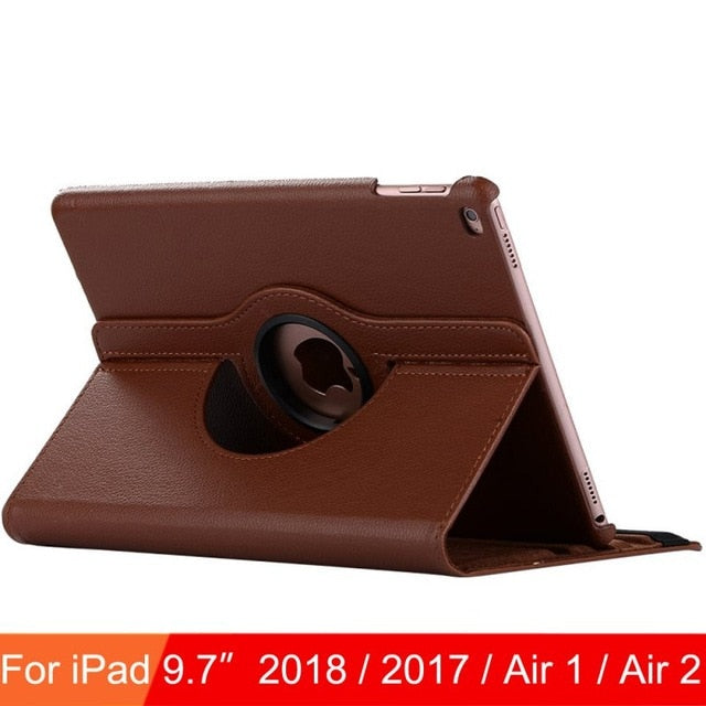 Smart Leather Cover Case for Apple iPad Air 1 Air 2, 5, 6,9.7 2017, 2018, 5th, 6th Generation
