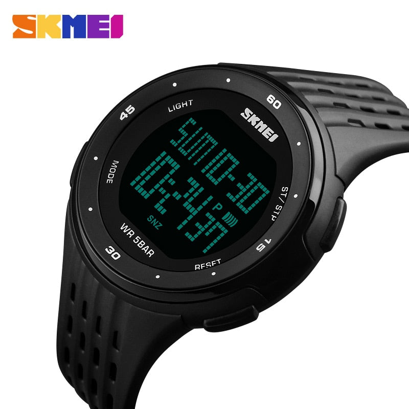 Men's Digital Waterproof Watch