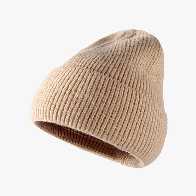 Outdoor knitted warm beanie
