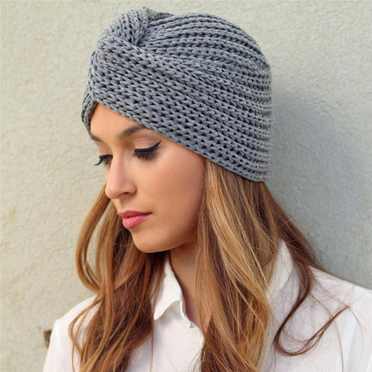 bohemia turban cashmere Cap
