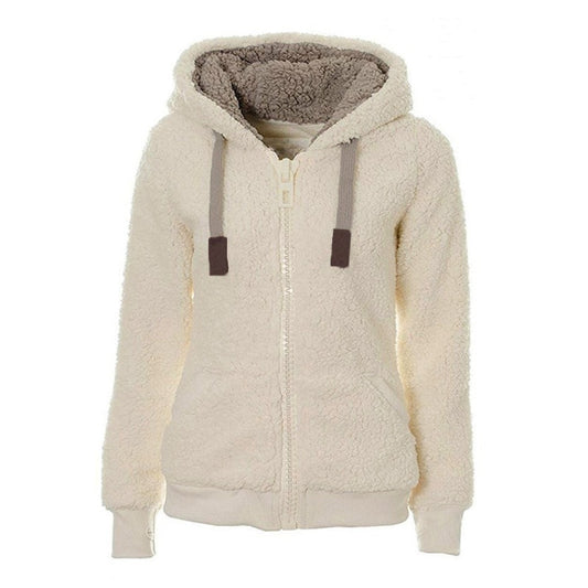 Hooded Winter Fluffy Fleece Sweater