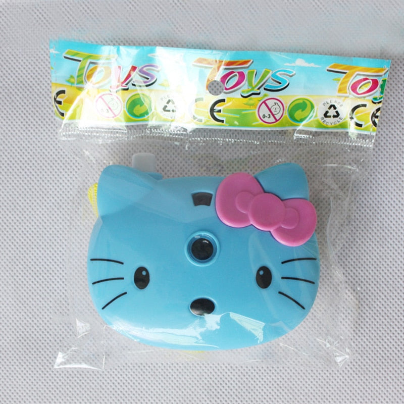 1pcs Cute Hello Kitty Light Projection Camera Children Educational Toys