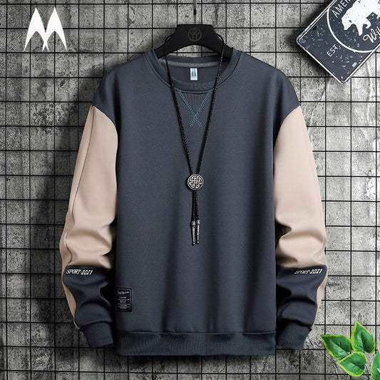 Fashion Patchwork Men Sweatshirt