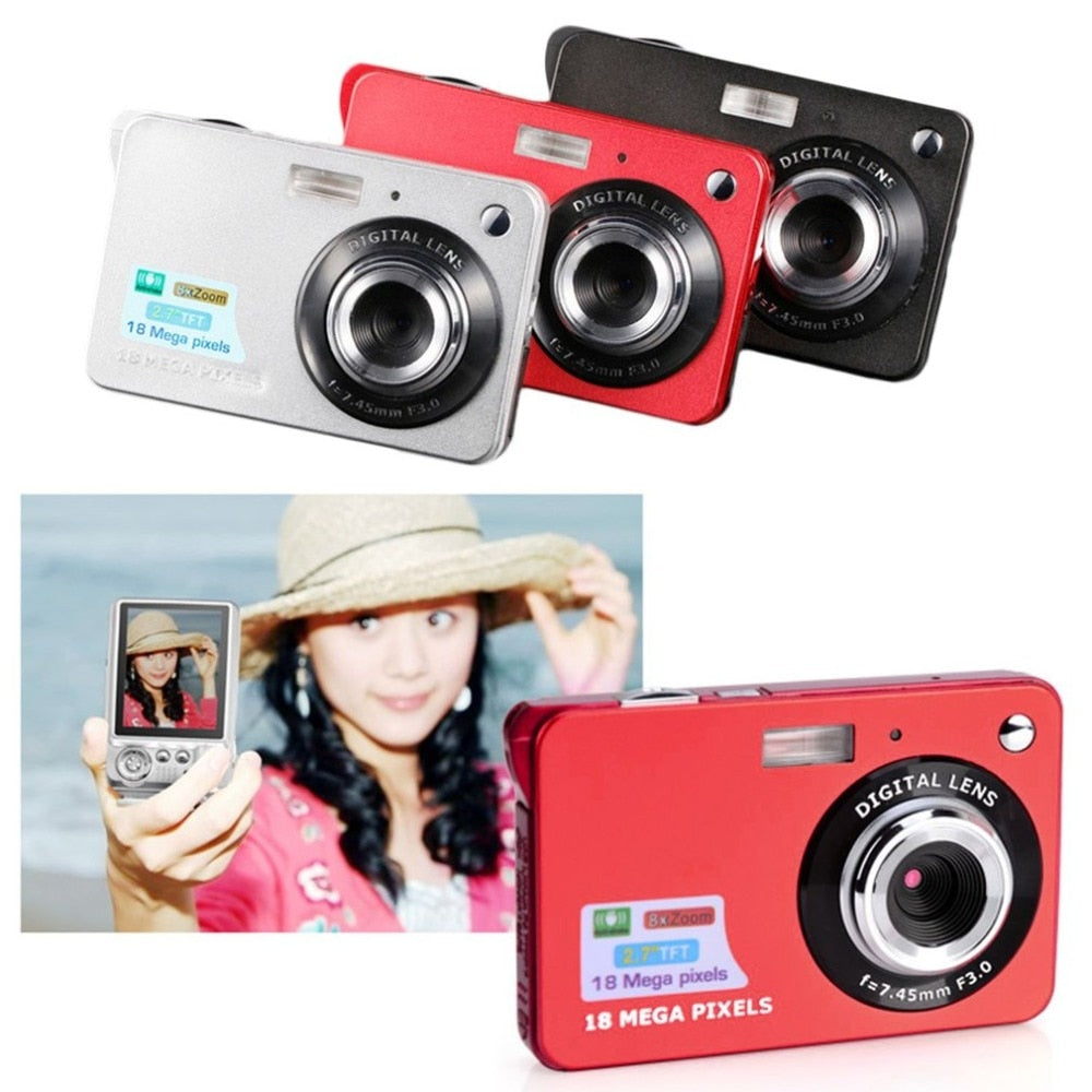 Digital Camera 2.7 Inch with 18MP 720P 8x Zoom