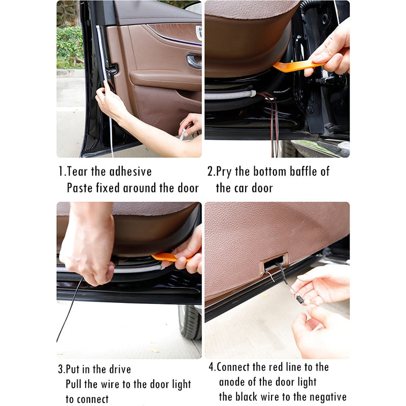 Led Car Door Warning Lights 120cm