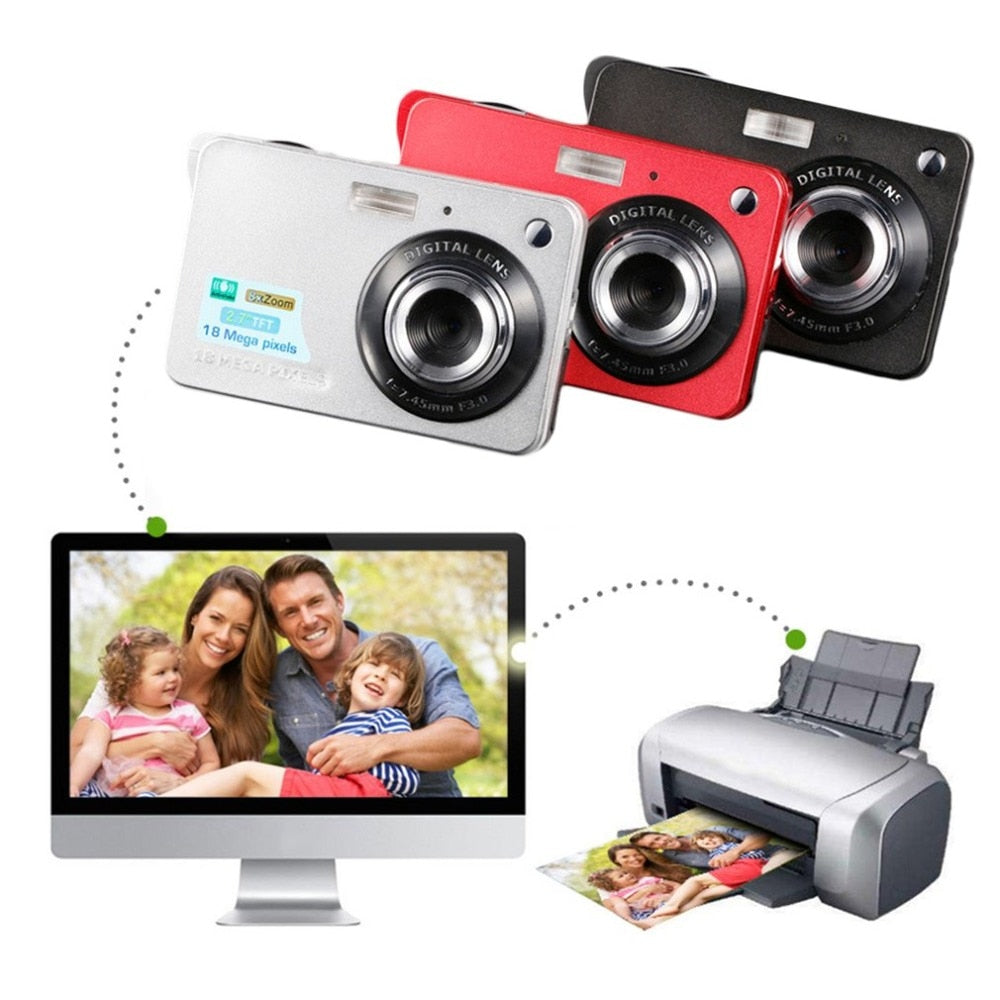 Digital Camera 2.7 Inch with 18MP 720P 8x Zoom