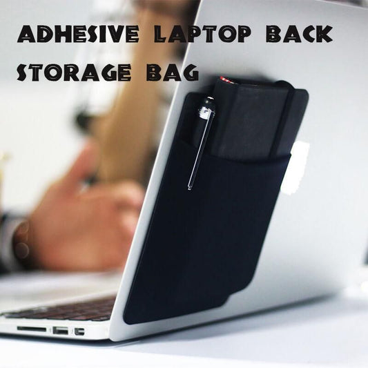 Mintiml Newly Adhesive Laptop Back Storage Bag