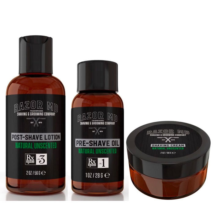 Natural Unscented Travel Trio