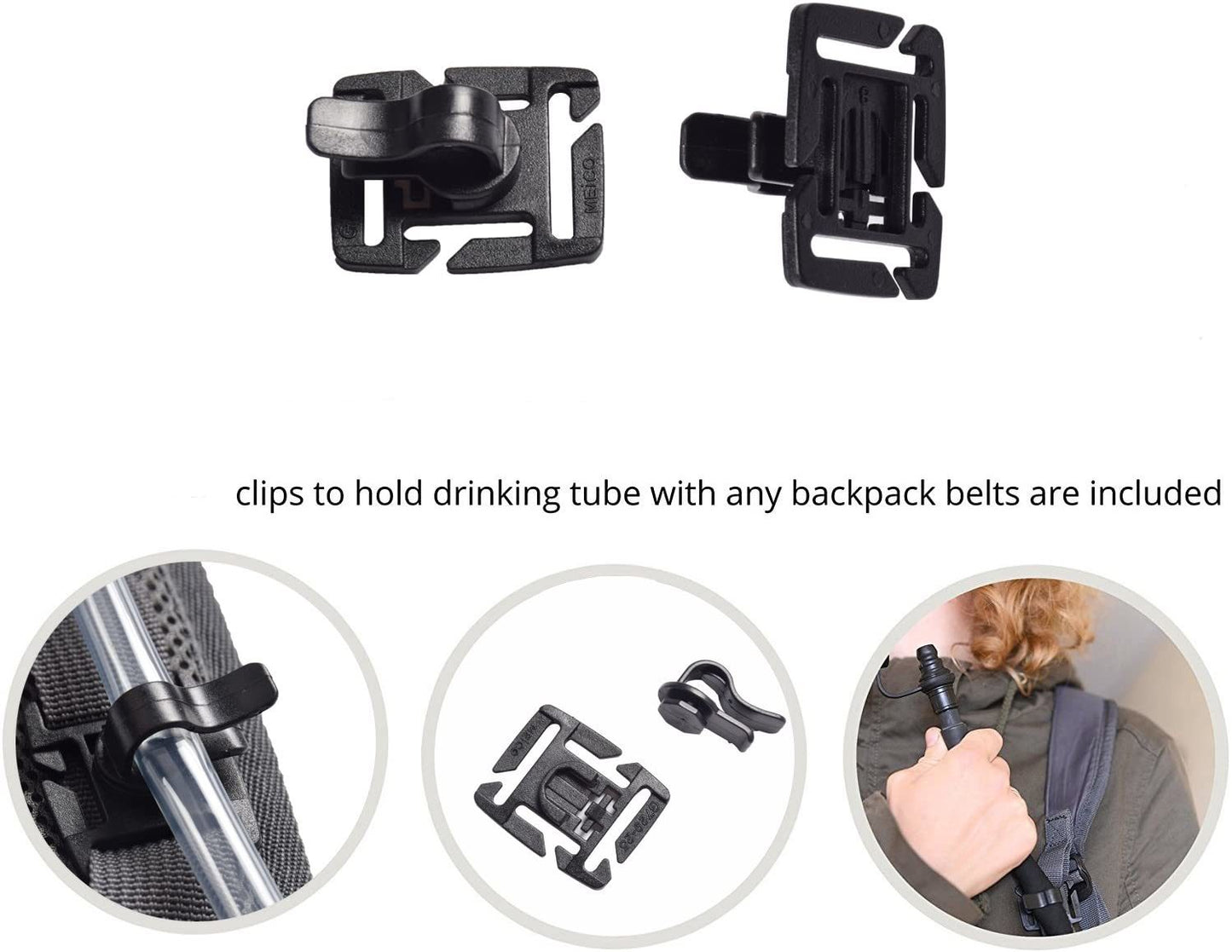 ON-Off Switch Bite Valve Tube Nozzle Replacement for Hydration Pack Bladder