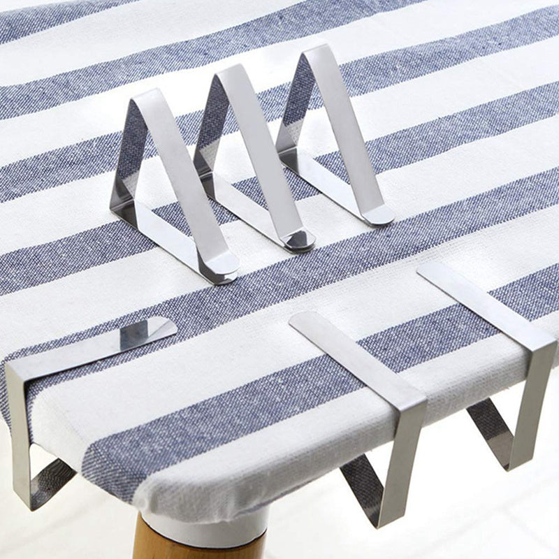 Table Clips Stainless Steel Tablecloth Clips Metal Table Skirt Clip