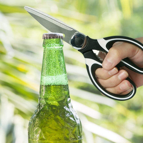 Multifunctional Heavy Duty Ultra Sharp Kitchen Shears with Cover