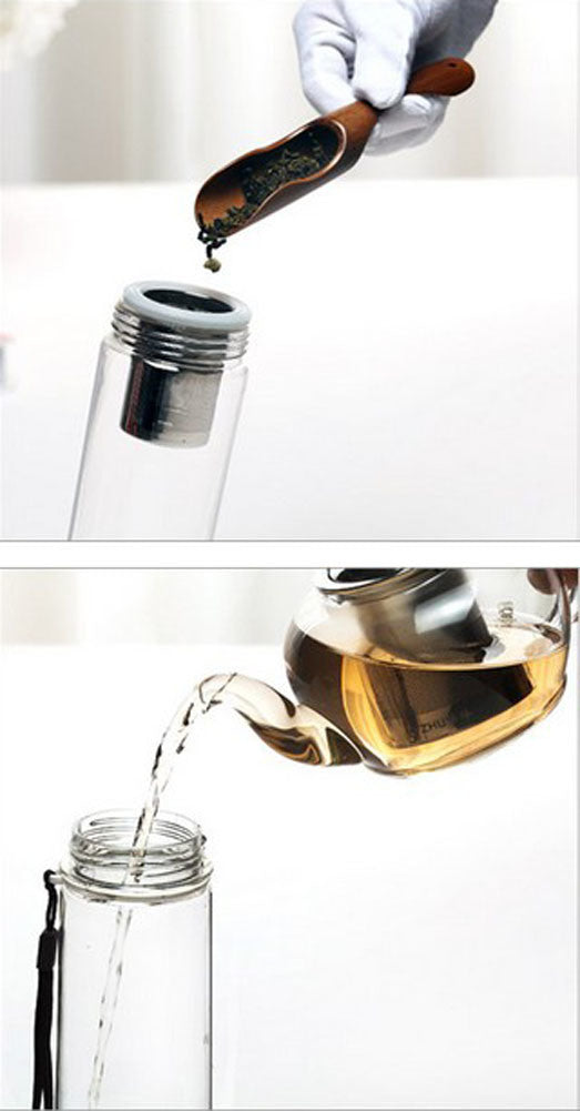 Blue Filter Sport Water Bottle Narrow Mouth Water Jug