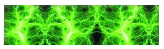 Bike Decorations Fixed Gear Bicycle Sticker For Bicycle Frame -Green Lightning