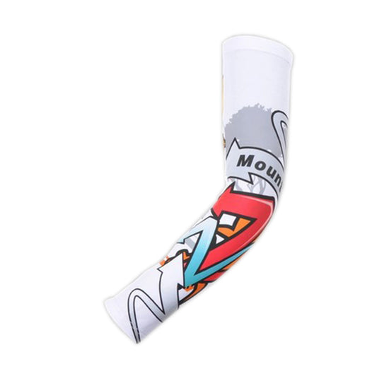 Running Arm Pro Cycling Arm Warmers Sun Protective Arm Slevees Carnival, XL