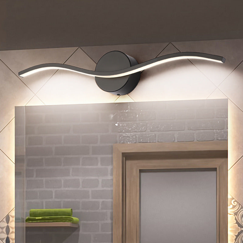 Mirror Lamp Wavy Dapeng Wings Bathroom Wall Lamp