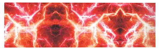 Bike Decorations Fixed Gear Bicycle Sticker For Bicycle Frame -Red Lightning